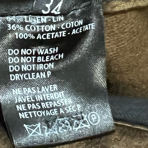 NWT ANN DEMEULEMEESTER Brown Trousers size 34 - Picture 5 of 6